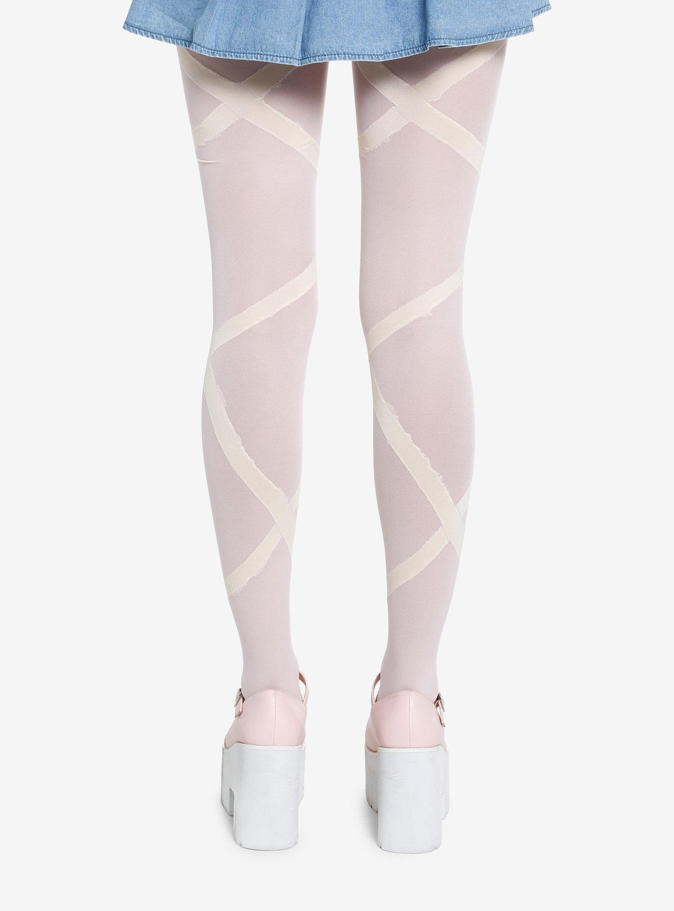 Ballet Ribbon Wrap Tights, , alternate