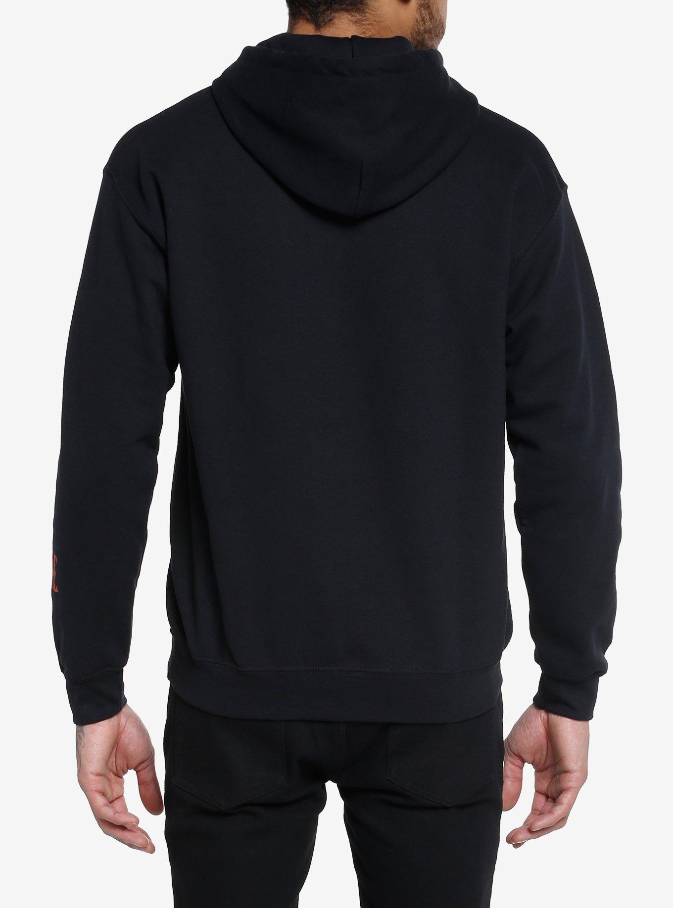 The Cure Robert Smith Portrait Hoodie, BLACK, alternate