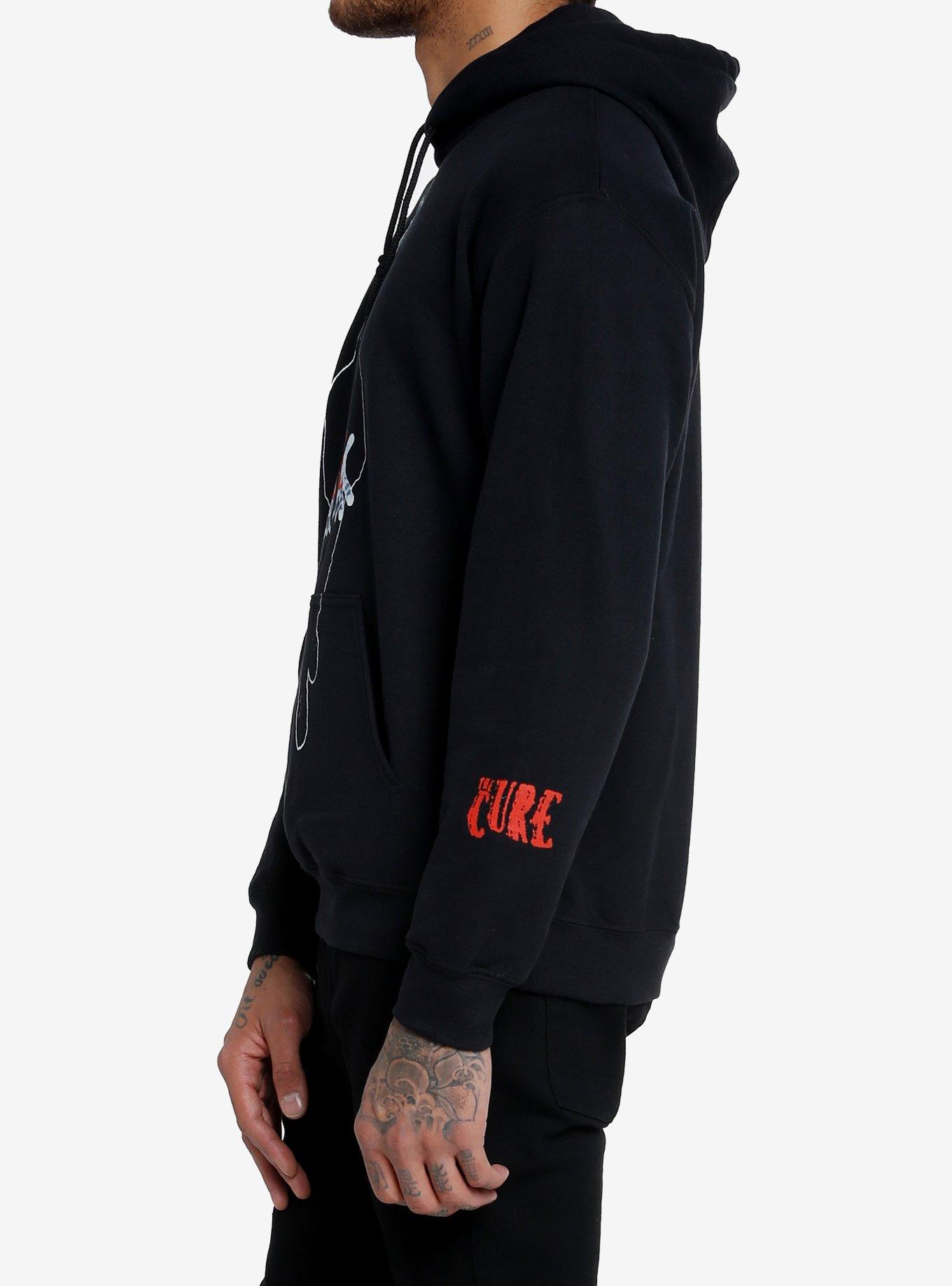The Cure Robert Smith Portrait Hoodie, BLACK, alternate