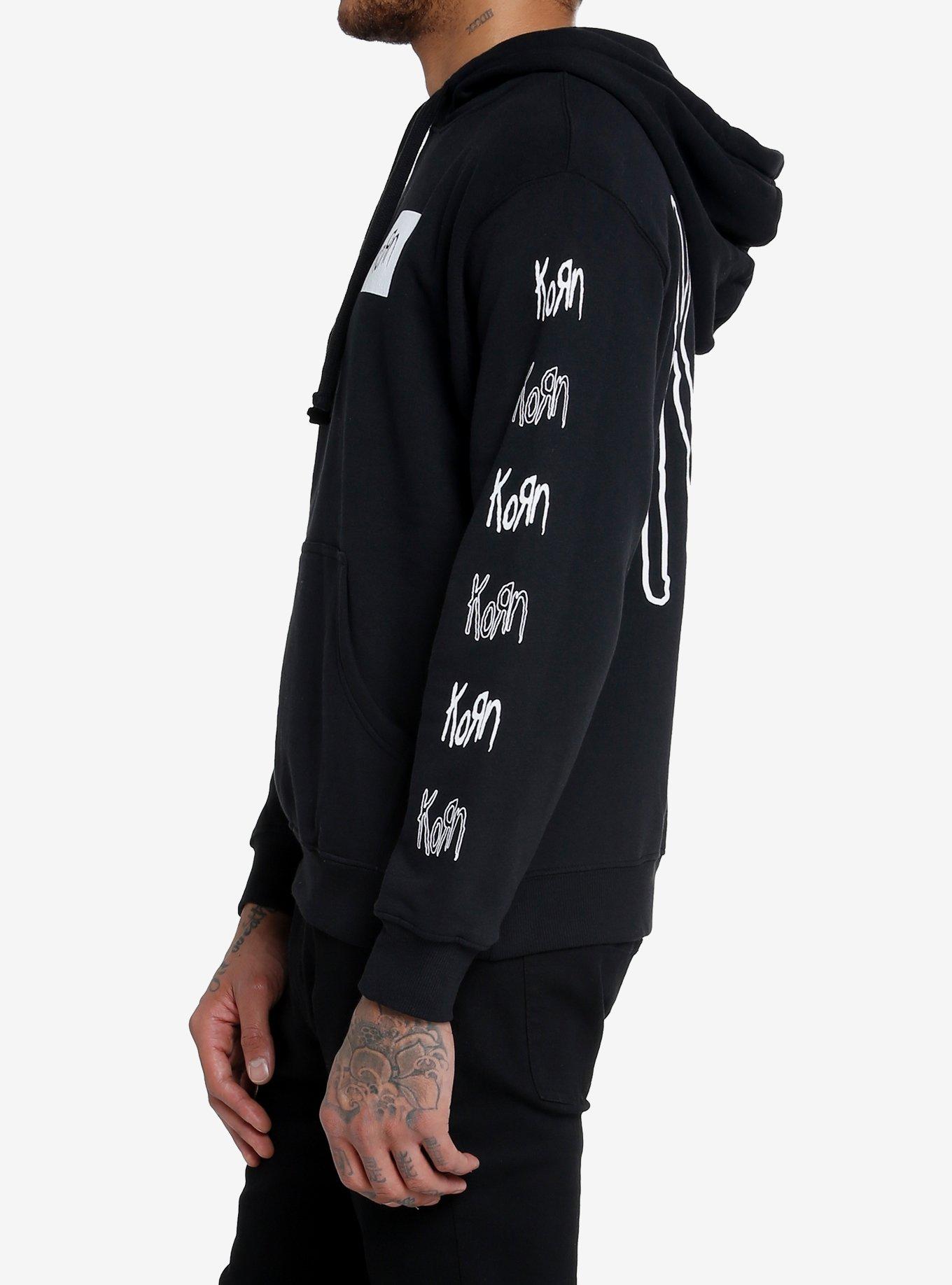 Korn Logo Hoodie, BLACK, alternate