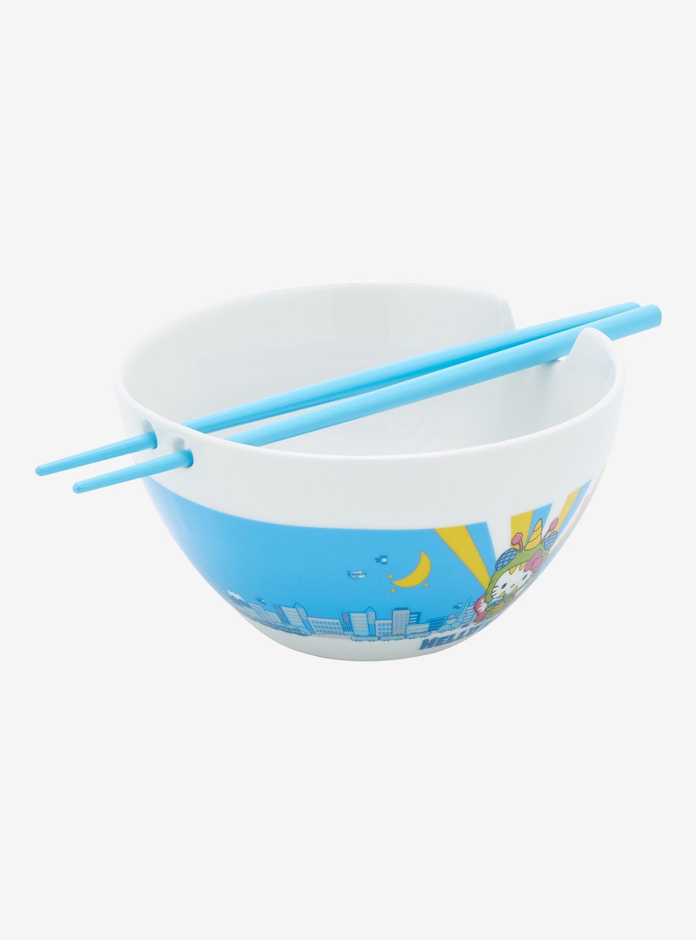 Hello Kitty Kaiju Ramen Bowl With Chopsticks, , alternate