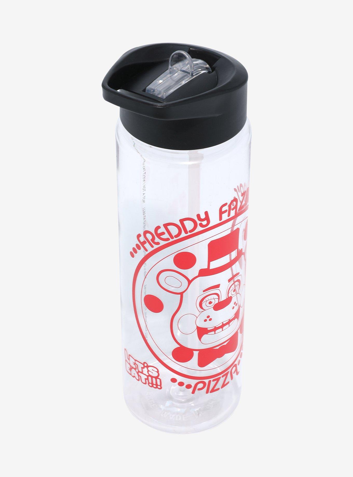 Five Nights At Freddy's Red Logo Water Bottle, , alternate
