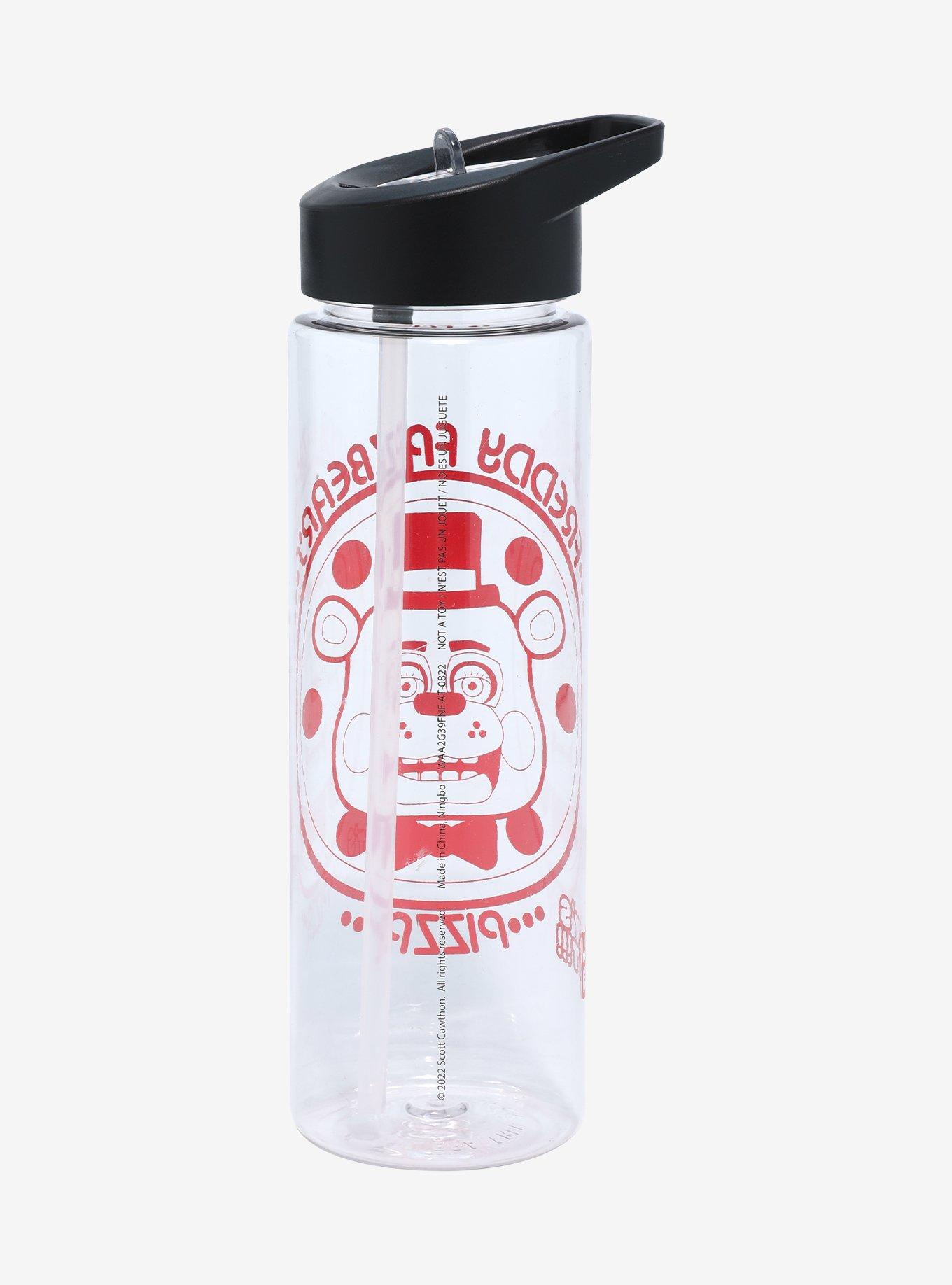 Five Nights At Freddy's Red Logo Water Bottle, , alternate