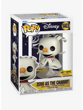 Funko The Nightmare Before Christmas Pop! Zero As The Chariot Vinyl Figure Hot Topic Exclusive, , hi-res