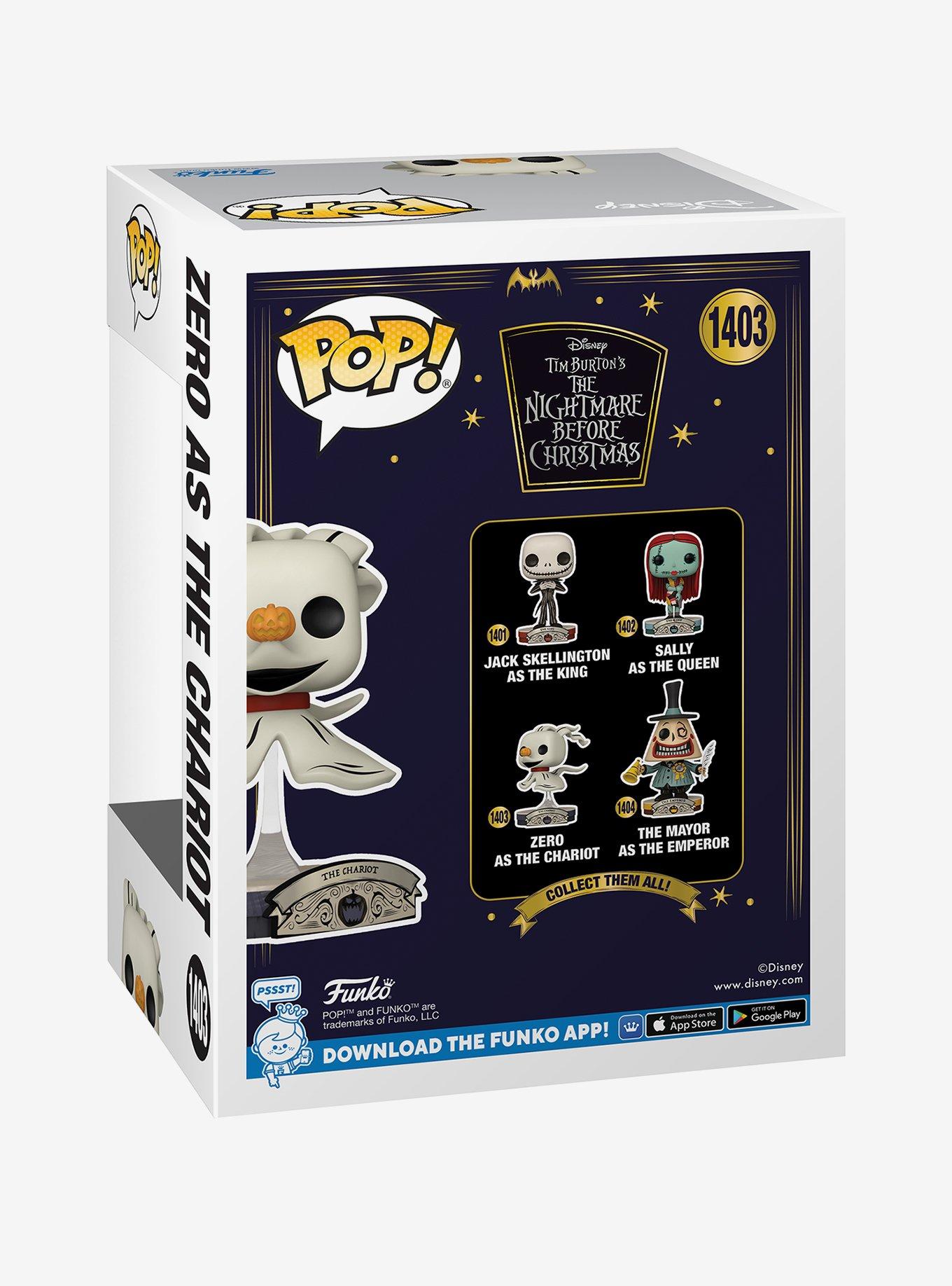 Funko The Nightmare Before Christmas Pop! Zero As The Chariot Vinyl Figure Hot Topic Exclusive, , alternate