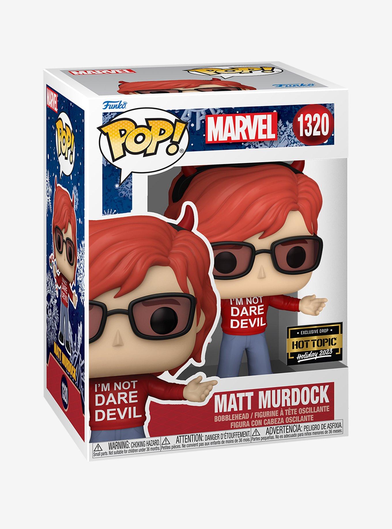 Funko Marvel Daredevil Pop! Matt Murdock Vinyl Bobble-Head Hot Topic Exclusive, , hi-res