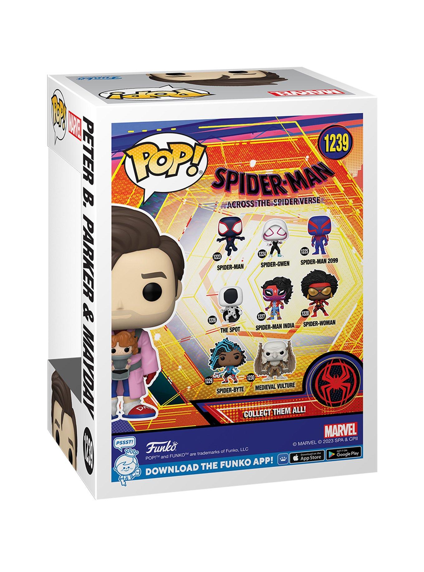 Funko Marvel Spider-Man: Across The Spider-Verse Pop! Peter B. Parker & Mayday Vinyl Bobble-Head Hot Topic Exclusive, , alternate