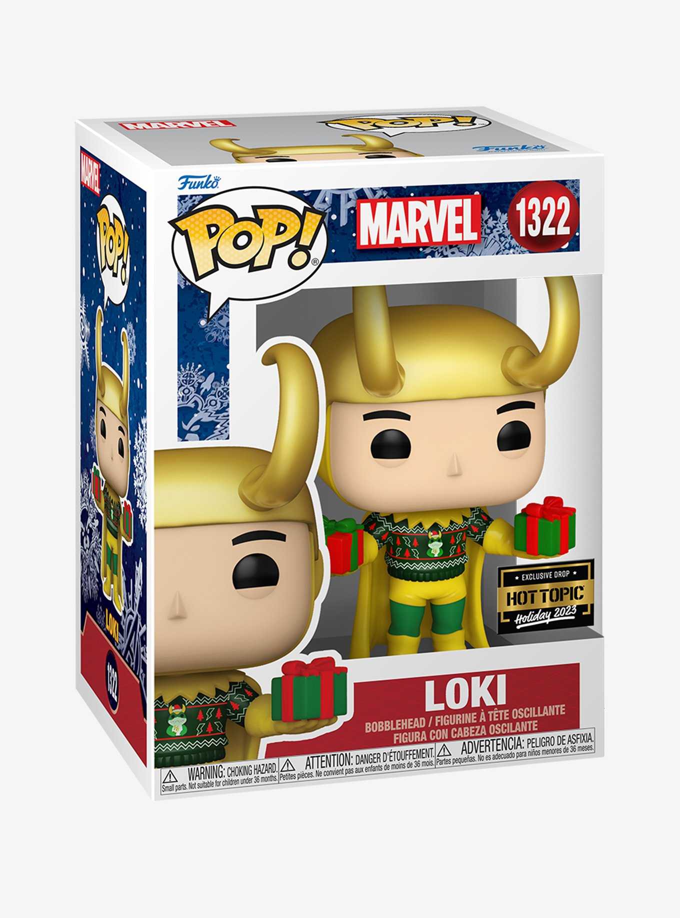Funko Marvel Pop! Loki Vinyl Bobble-Head Hot Topic Exclusive, , hi-res