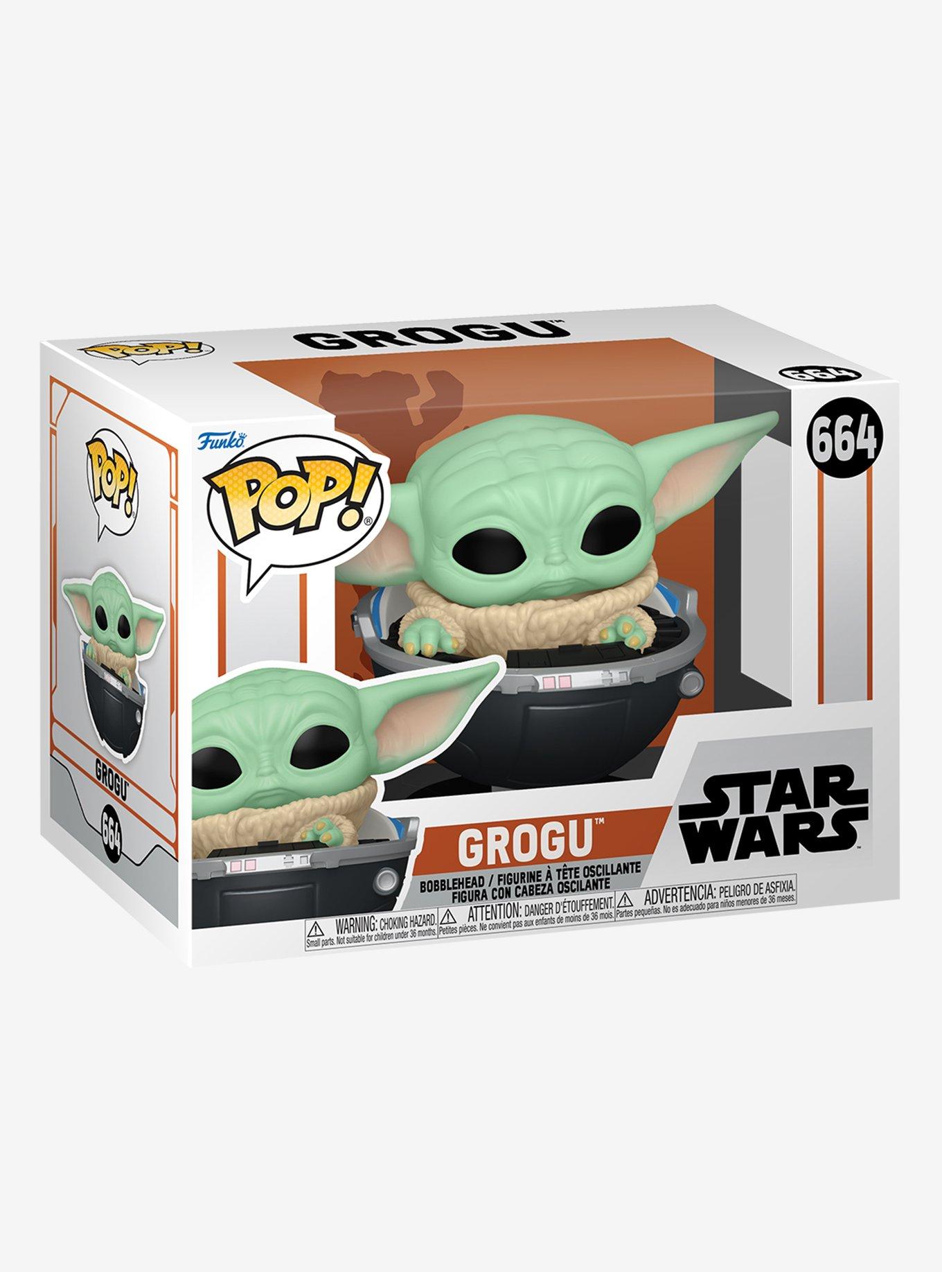 Funko Star Wars The Mandalorian Pop! Grogu Vinyl Bobble-Head, , alternate