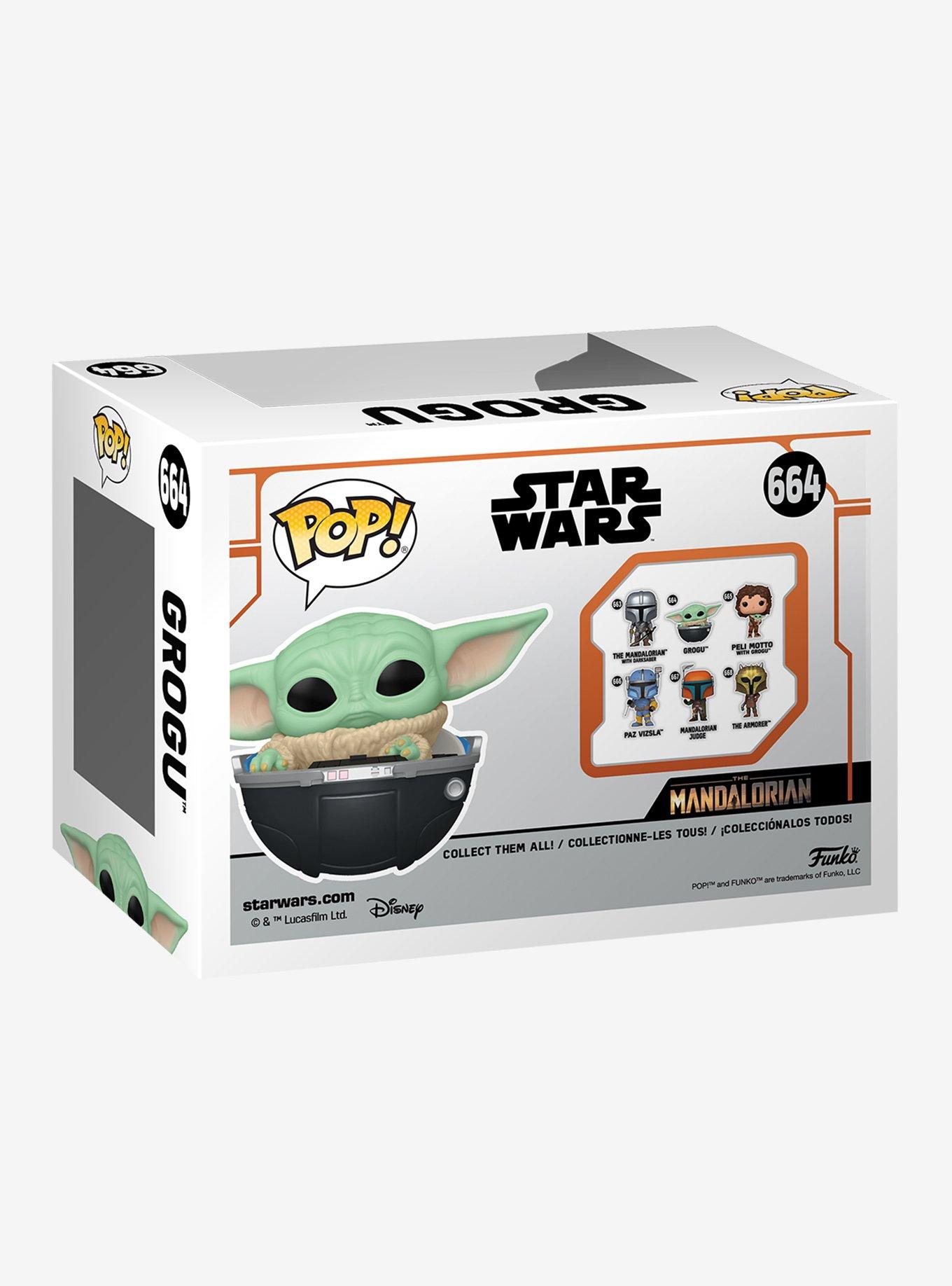 Funko Star Wars The Mandalorian Pop! Grogu Vinyl Bobble-Head, , alternate