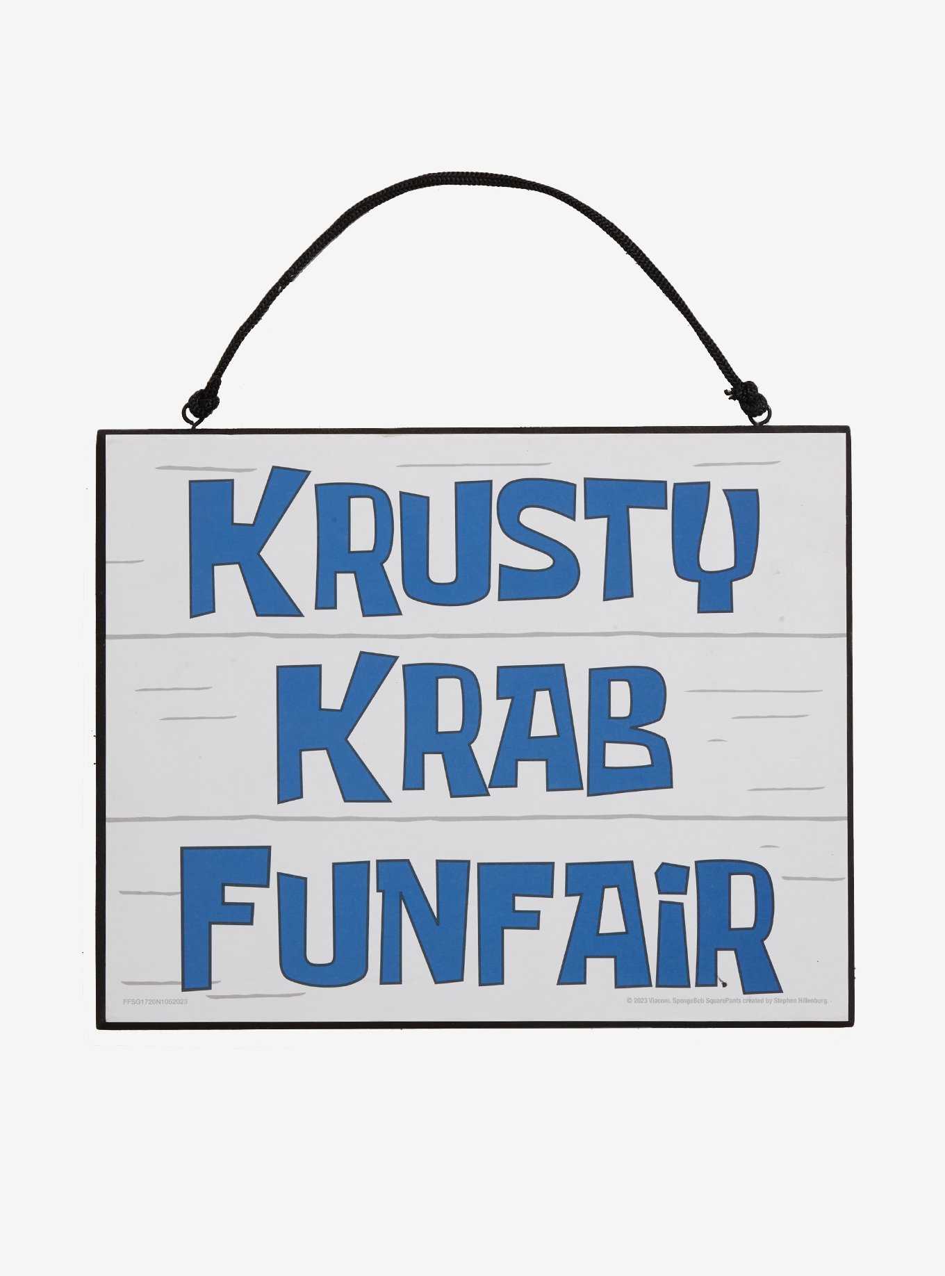 SpongeBob SquarePants Krusty Krab Unfair Door Sign, , hi-res