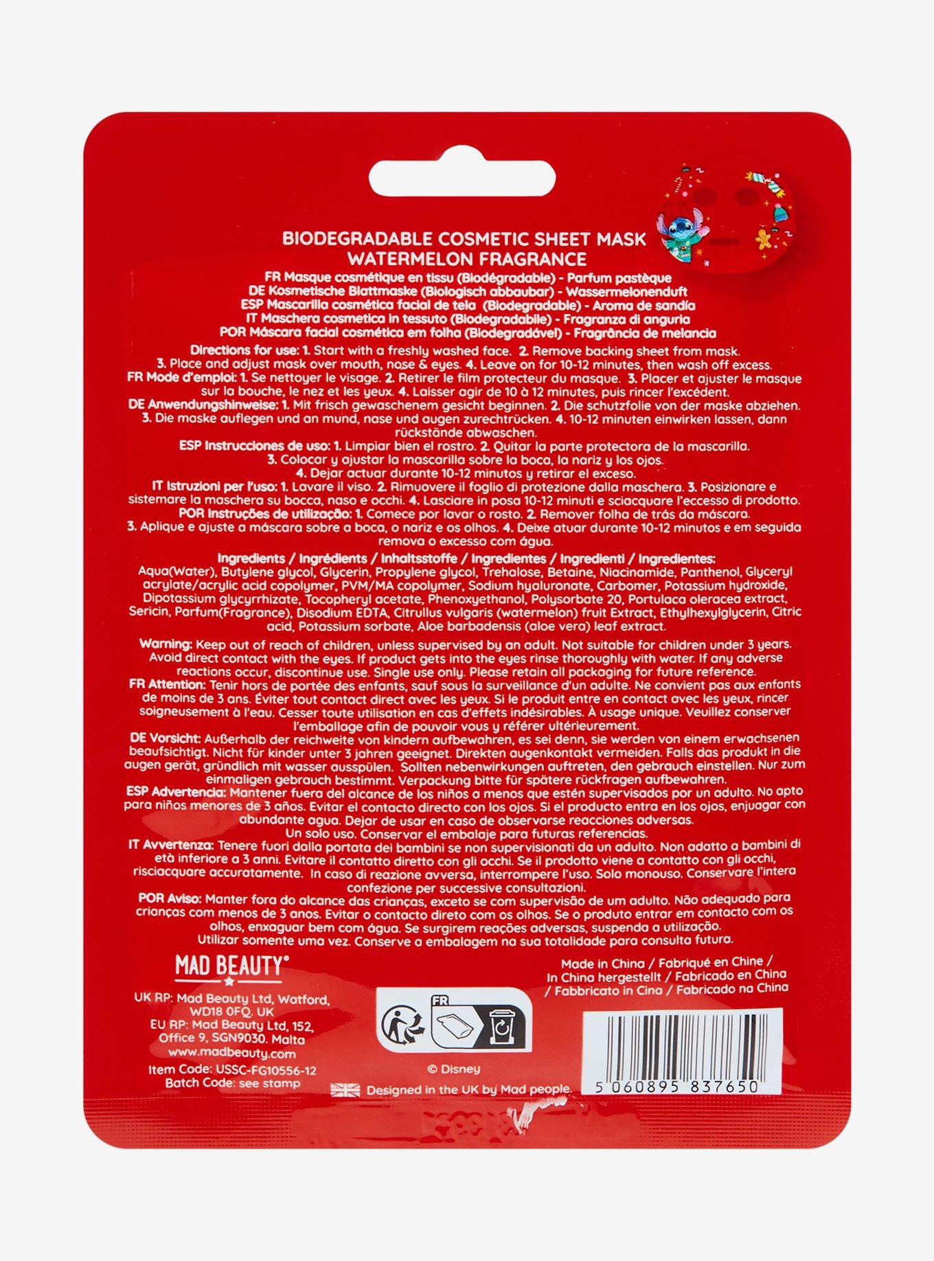 Disney Lilo & Stitch Holiday Sheet Mask, , alternate