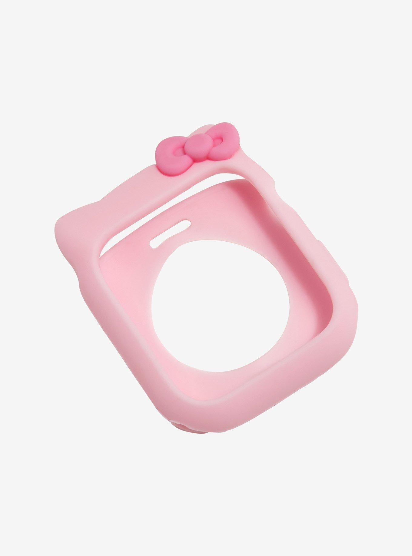 Sanrio Hello Kitty Pastel Pink Figural Silicone Smartwatch Bumper, , alternate