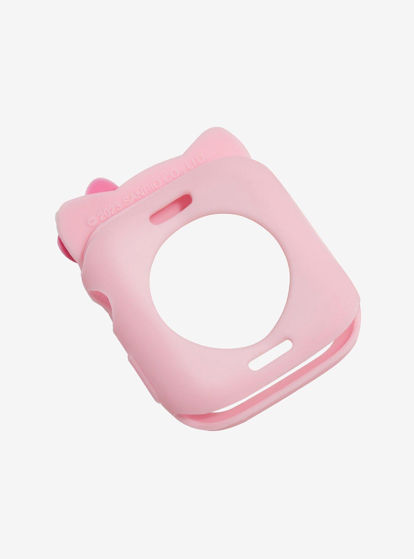 Sanrio Hello Kitty Pastel Pink Figural Silicone Smartwatch Bumper, , alternate