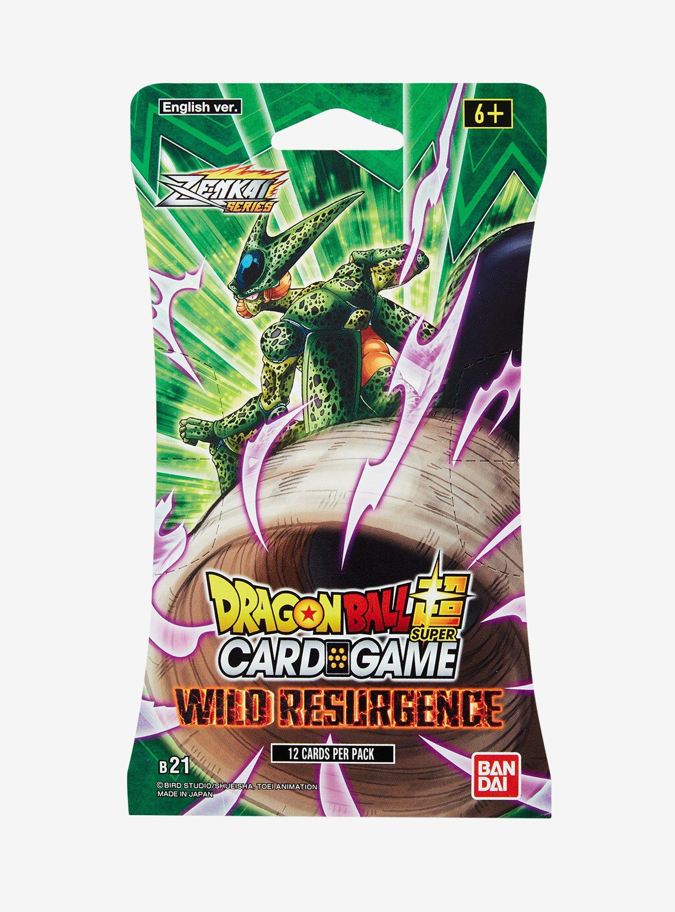Dragon Ball Z Super Card Game Zenkai Series Wild Resurgence Booster Pack, , alternate