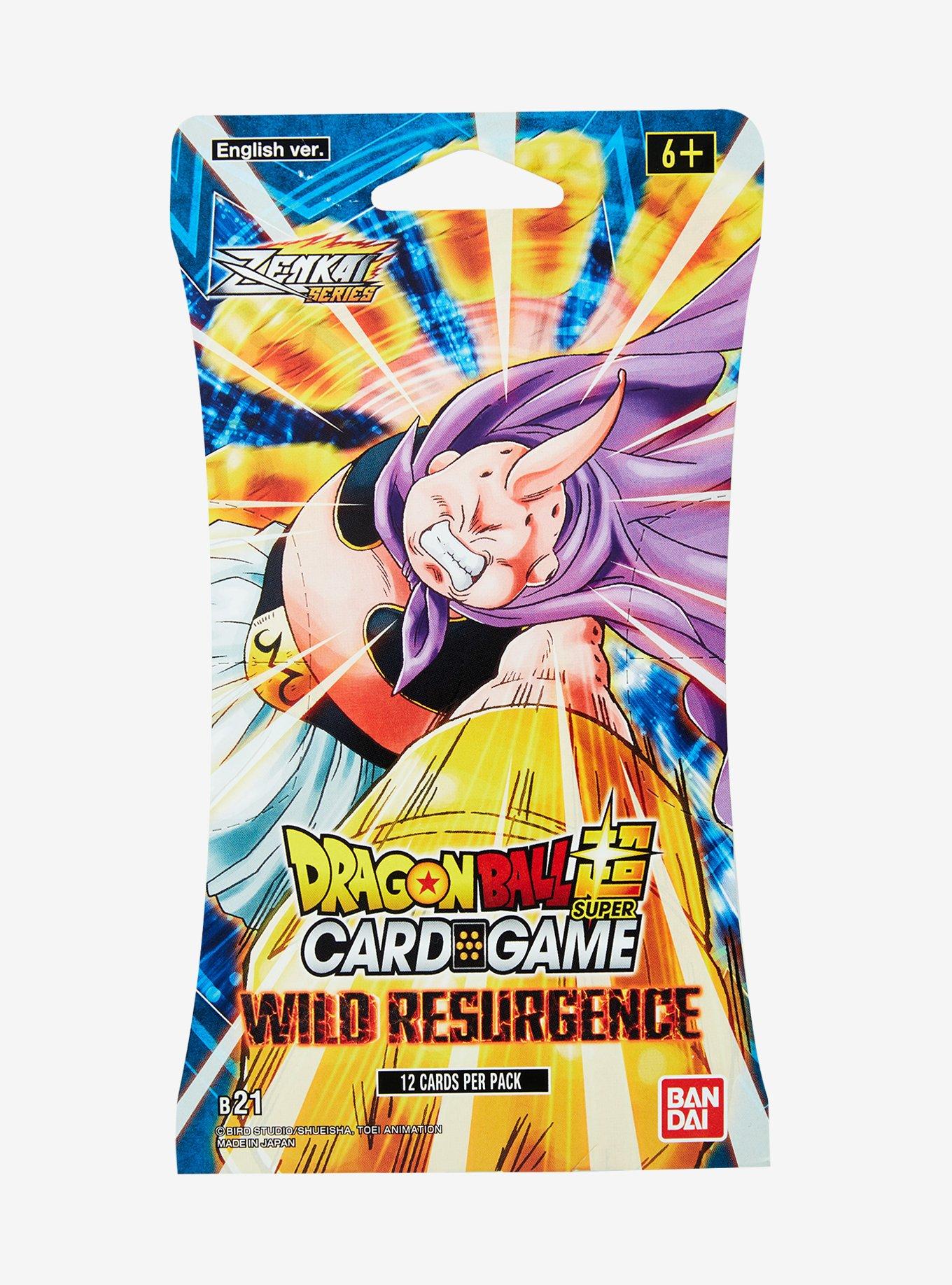 Dragon Ball Z Super Card Game Zenkai Series Wild Resurgence Booster Pack, , alternate