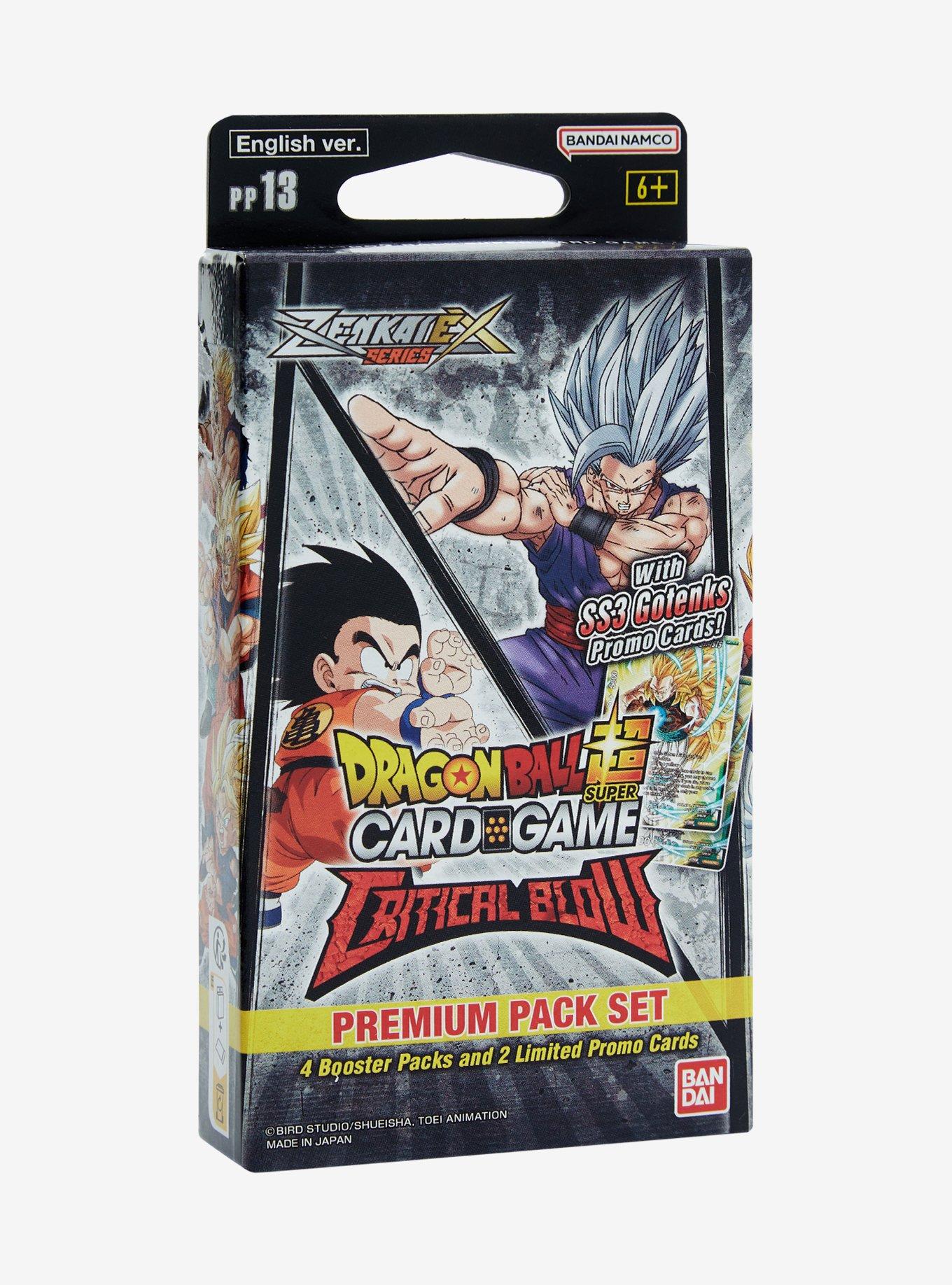 Dragon Ball Z Super Card Game Critical Blow Premium Pack Set, , alternate