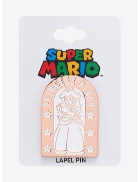 Nintendo Super Mario Bros. Princess Peach Arch Portrait Enamel Pin - BoxLunch Exclusive, , hi-res