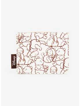 Loungefly Disney Winnie the Pooh Sketch Pooh Bear Allover Print Cardholder - BoxLunch Exclusive, , hi-res