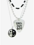 Fall Out Boy Guitar Pick Face Necklace Set, , alternate