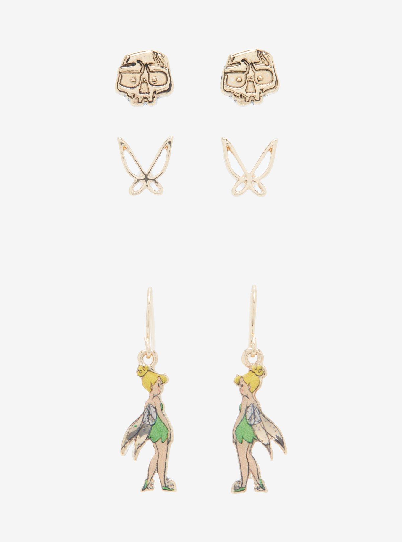 Disney 100 Peter Pan Tinker Bell Icons Earring Set - BoxLunch Exclusive, , alternate