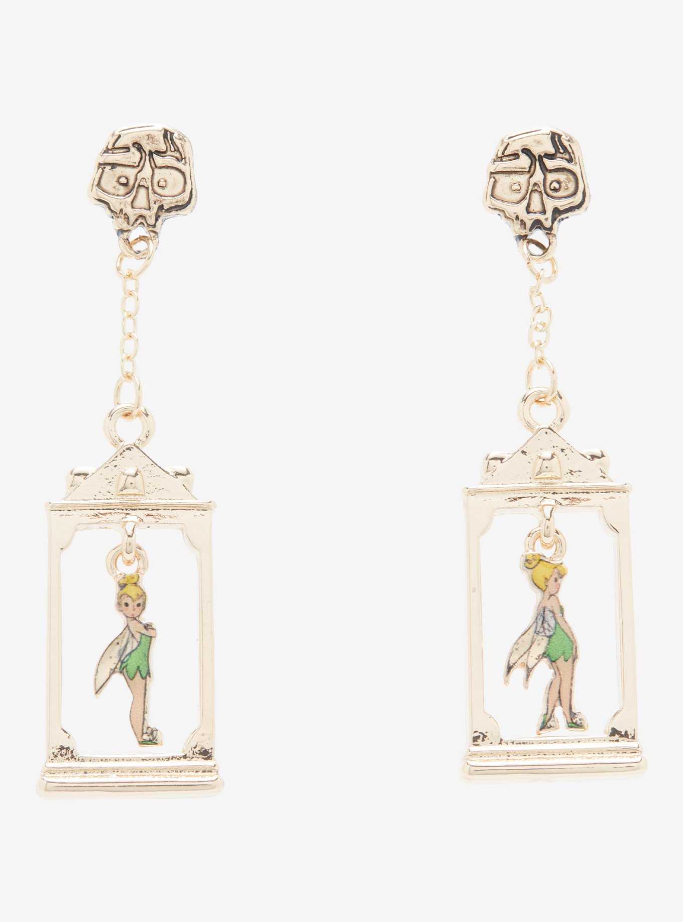 Disney 100 Peter Pan Tinker Bell Lantern Earrings - BoxLunch Exclusive, , hi-res