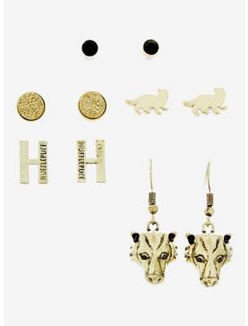 Harry Potter Hufflepuff Earring Set - BoxLunch Exclusive, , hi-res