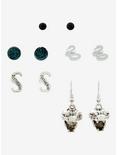 Harry Potter Slytherin Earring Set - BoxLunch Exclusive, , alternate