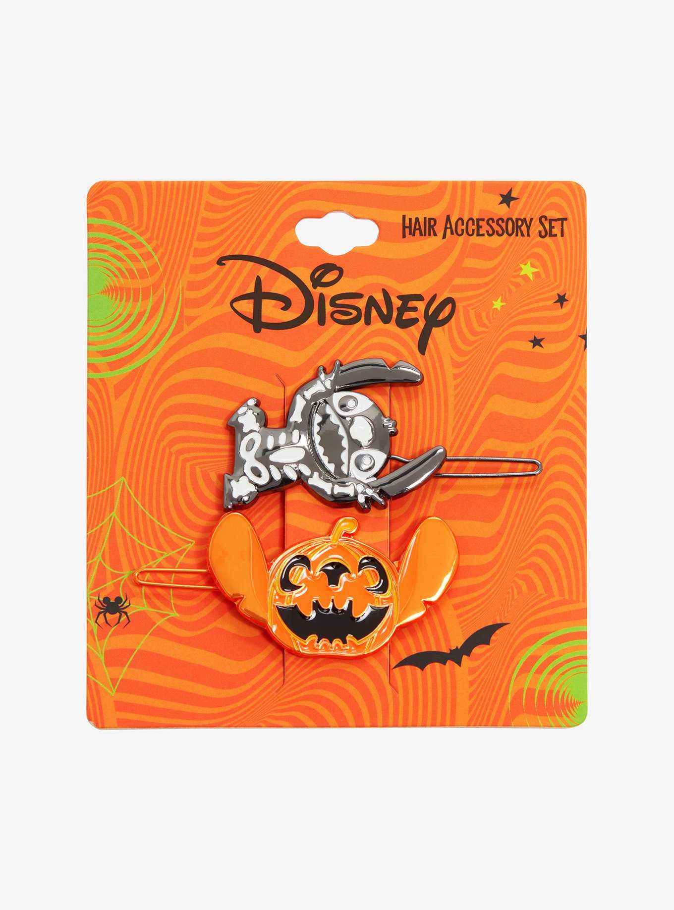 Disney Lilo & Stitch Halloween Stitch Hair Clip Set - BoxLunch Exclusive, , hi-res