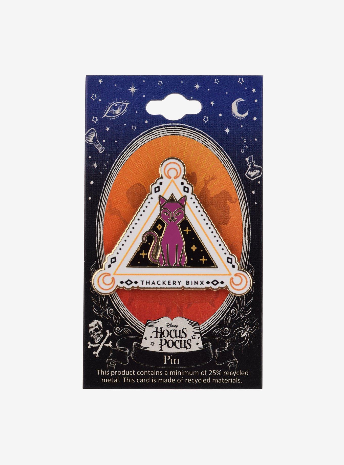 Disney Hocus Pocus Thackery Binx Triangular Frame Enamel Pin - BoxLunch Exclusive, , alternate