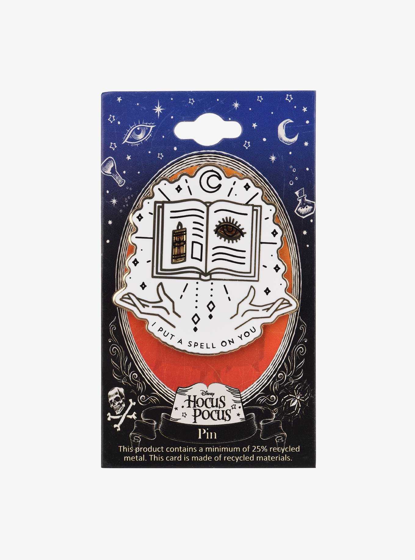 Disney Hocus Pocus Celestial Spell Book Enamel Pin - BoxLunch Exclusive, , hi-res