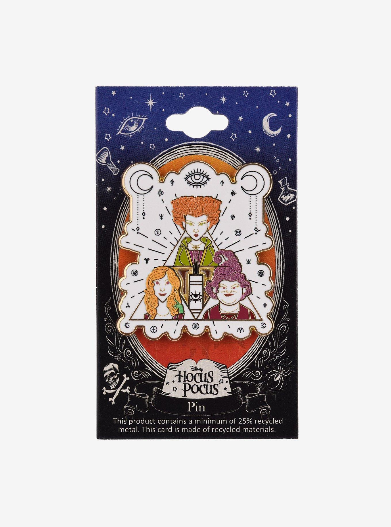 Disney Hocus Pocus Sanderson Sisters Black Flame Candle Enamel Pin - BoxLunch Exclusive, , alternate