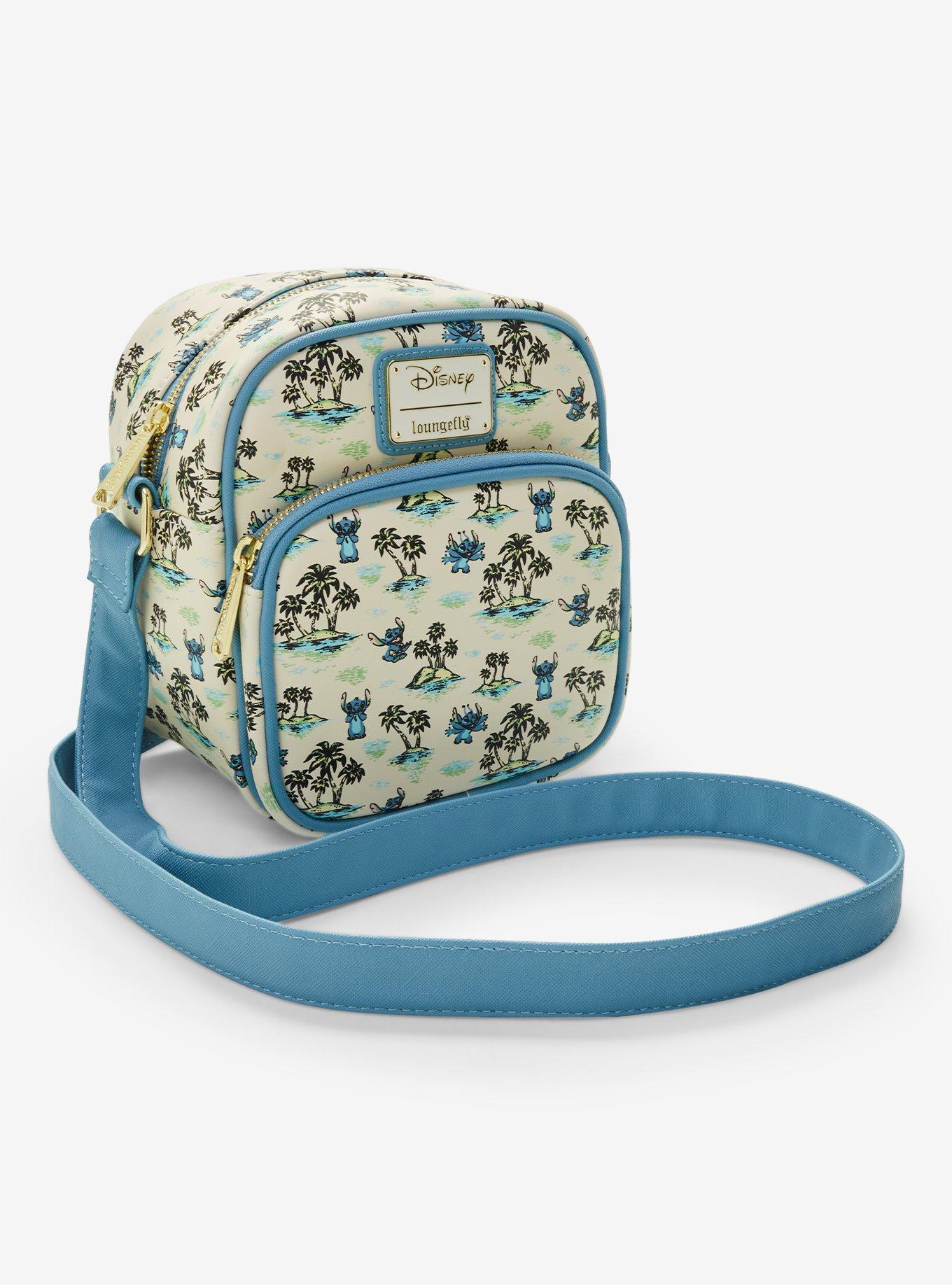 Loungefly Disney Lilo & Stitch Sketch Allover Print Crossbody Bag - BoxLunch Exclusive, , alternate