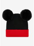 Disney Mickey Mouse Pom Pom Youth Beanie - BoxLunch Exclusive, , alternate