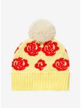 Disney Beauty and The Beast Roses Pom-Pom Youth Beanie - BoxLunch Exclusive, , alternate