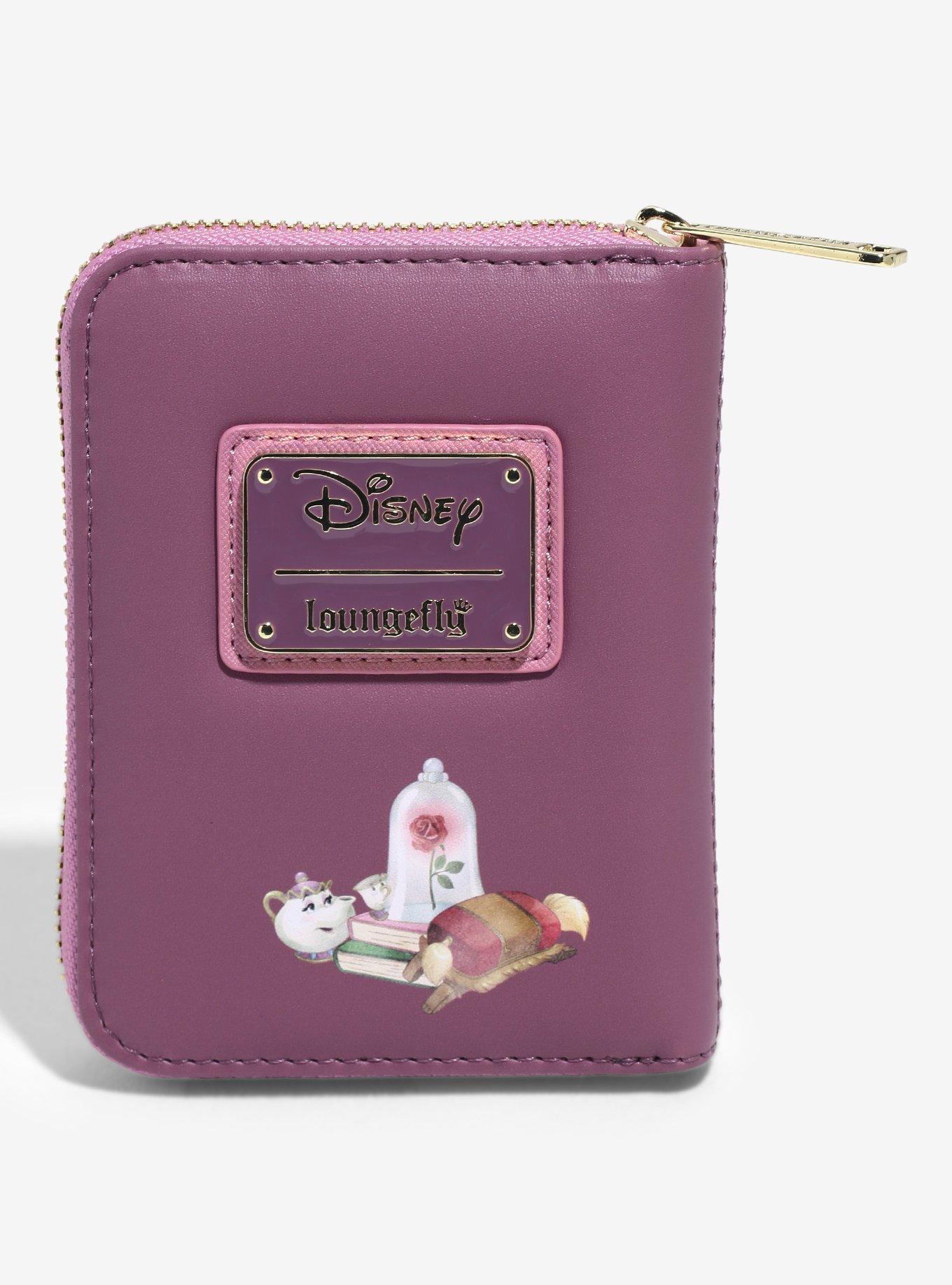 Loungefly Disney Beauty and the Beast Portrait Small Zip Wallet - BoxLunch Exclusive