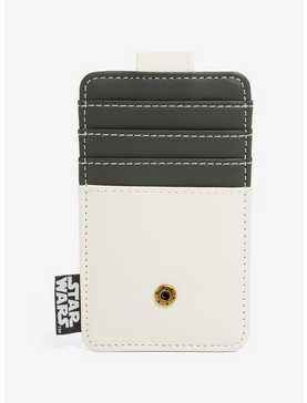 Loungefly Star Wars Gray and Cream Floral Rebel Cardholder - BoxLunch Exclusive, , hi-res