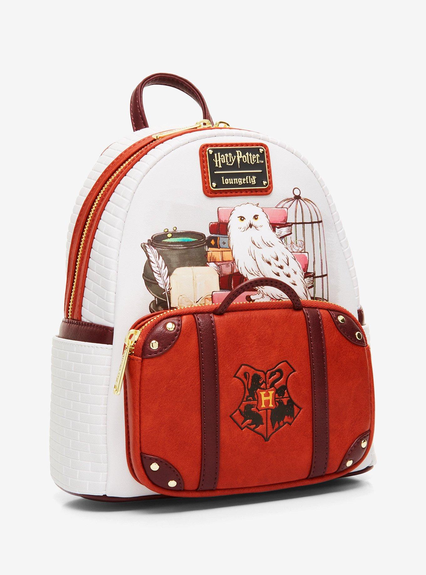 Loungefly Harry Potter Hedwig Suitcase Mini Backpack - BoxLunch Exclusive, , hi-res