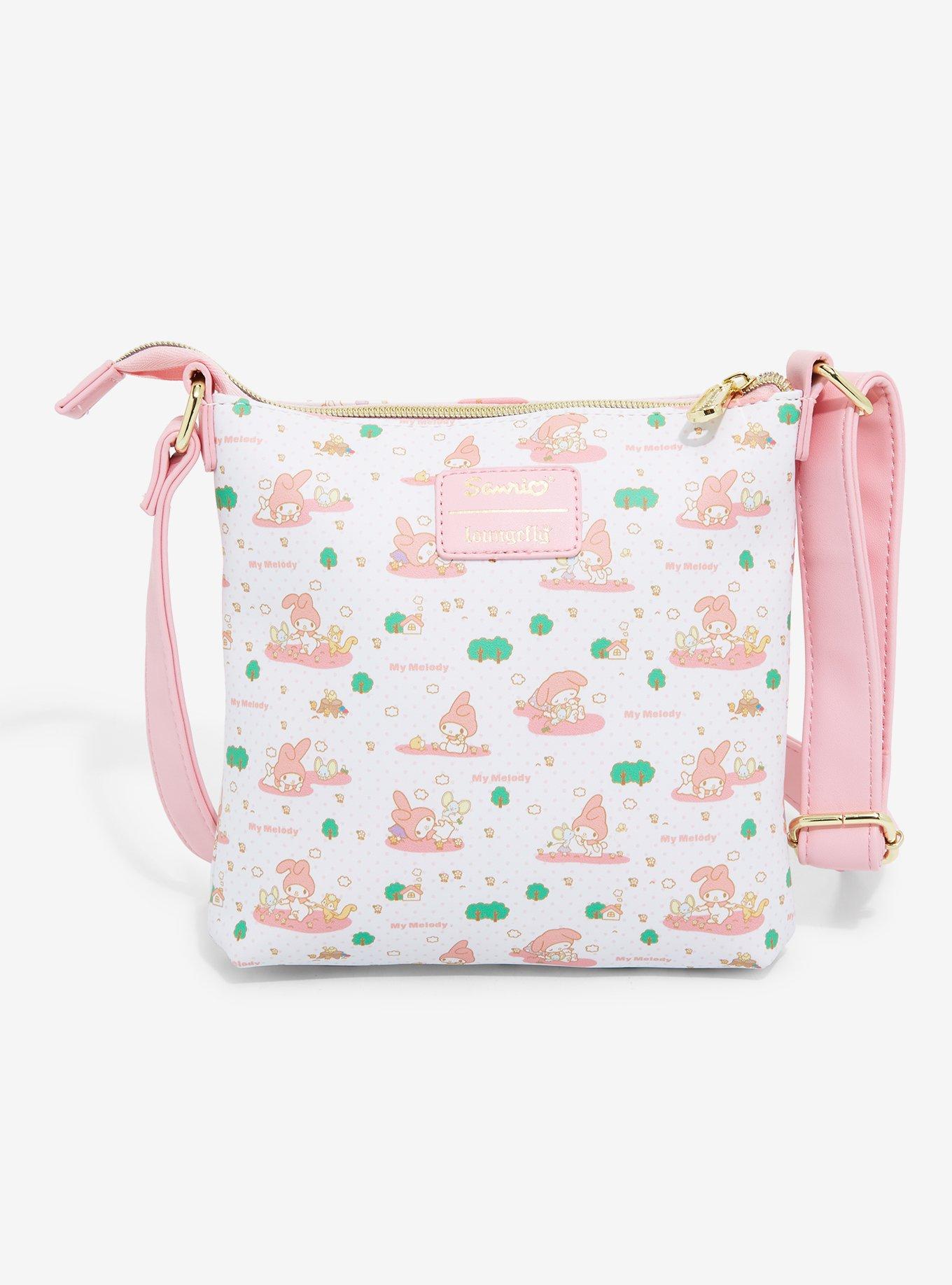 Loungefly Sanrio My Melody Allover Print Crossbody Bag - BoxLunch Exclusive, , alternate