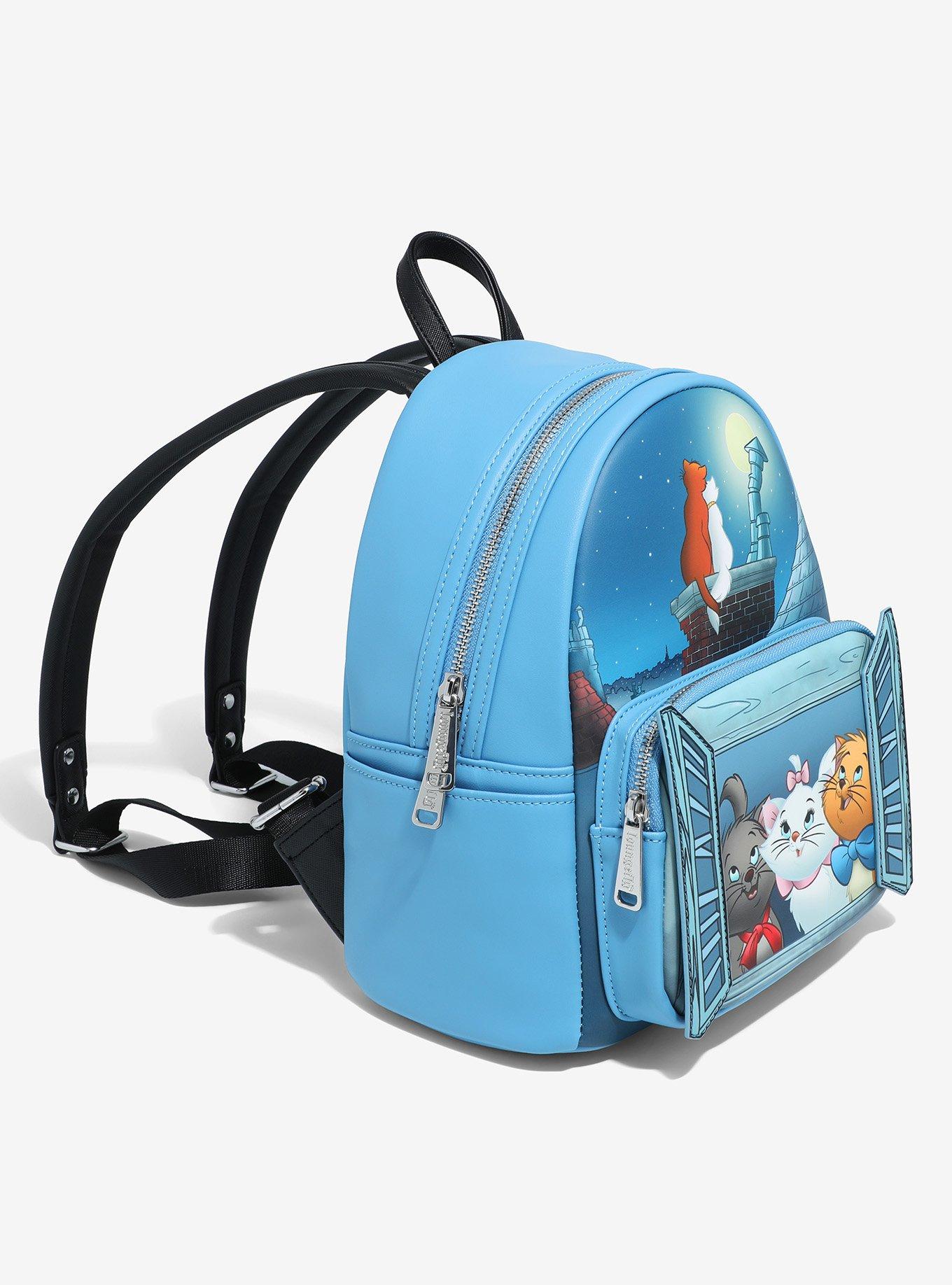 Loungefly Disney The Aristocats Window Portrait Glow-in-the-Dark Mini Backpack - BoxLunch Exclusive, , alternate