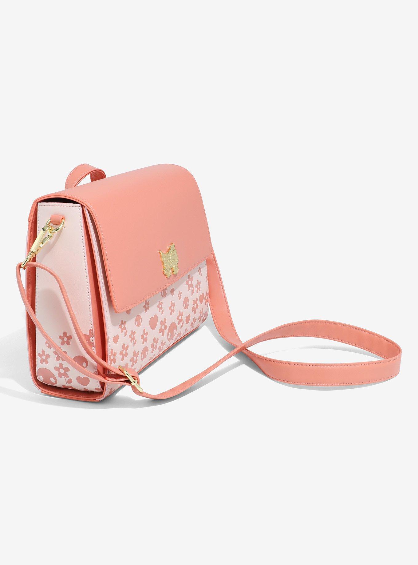 Loungefly Sanrio My Melody & Kuromi Floral Skulls Crossbody Bag - BoxLunch Exclusive, , hi-res