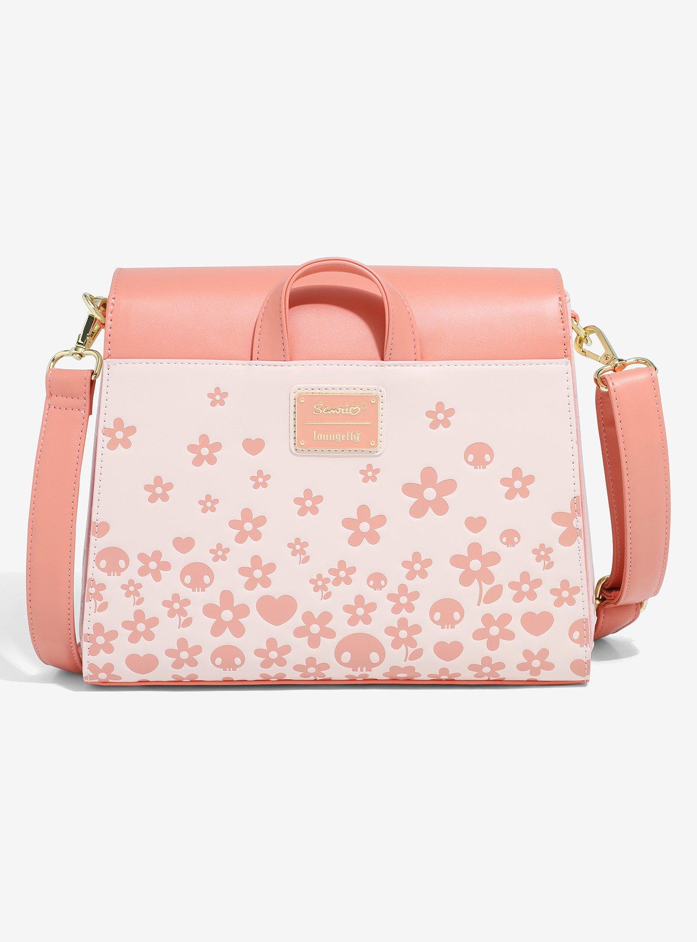 Loungefly Sanrio My Melody & Kuromi Floral Skulls Crossbody Bag - BoxLunch Exclusive, , alternate