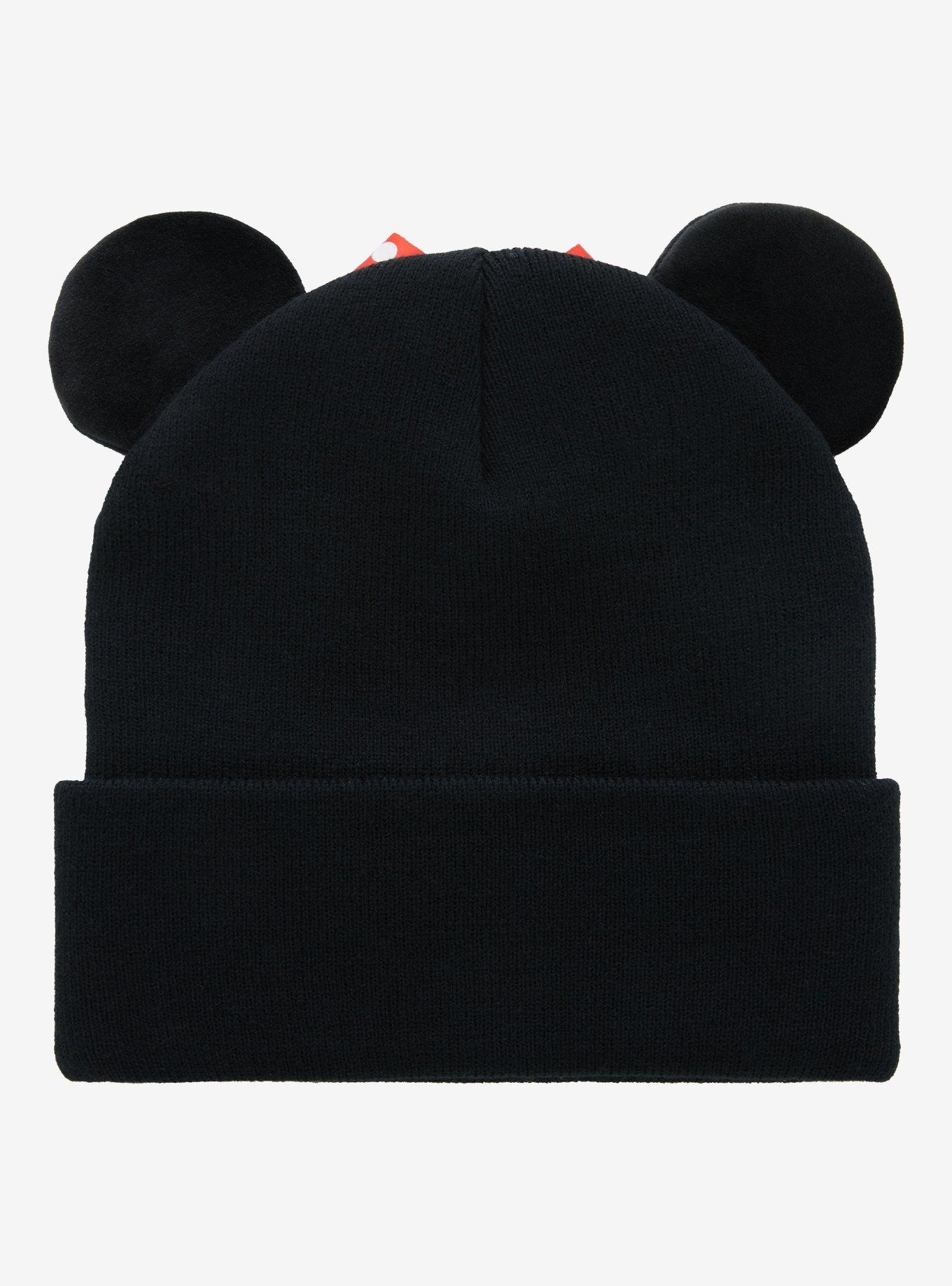 Disney Minnie Mouse Ears Cuff Beanie - BoxLunch Exclusive, , alternate