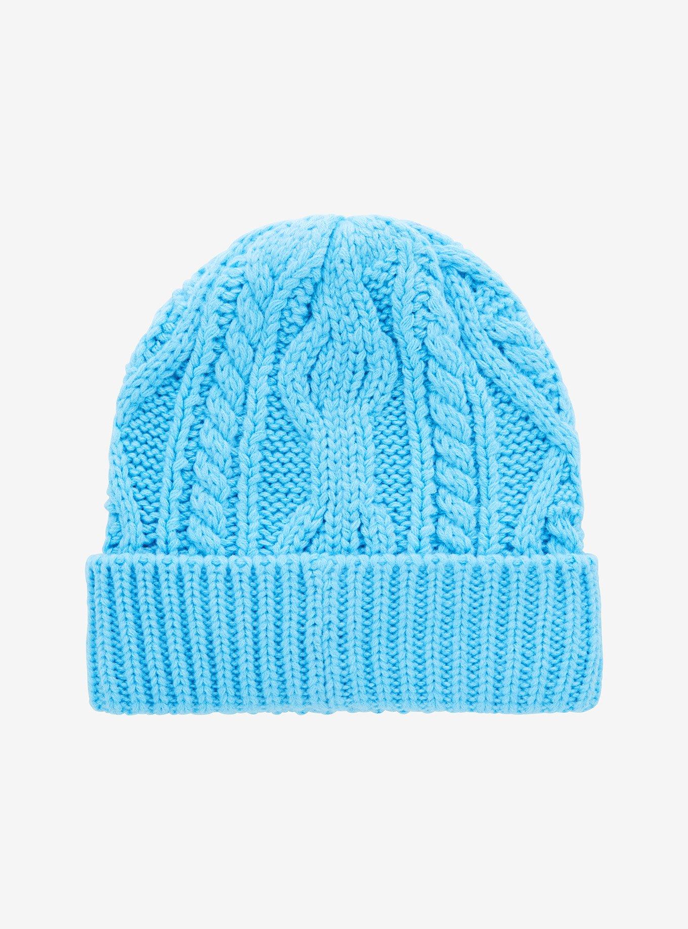 Disney Lilo & Stitch Stitch with Frog Cable Knit Beanie - BoxLunch Exclusive, , alternate