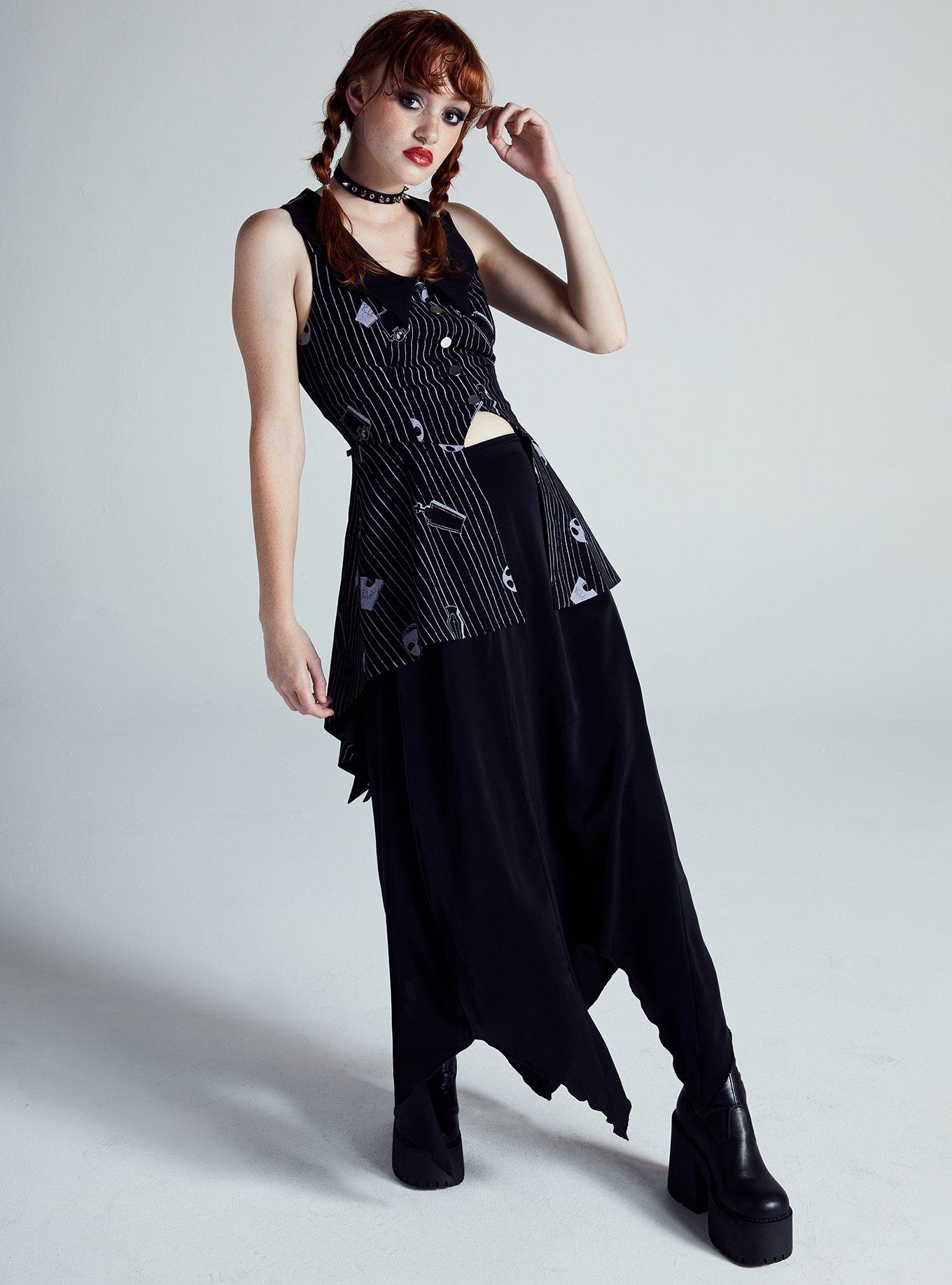 Her Universe The Nightmare Before Christmas Jack Peplum Girls Waistcoat, , hi-res