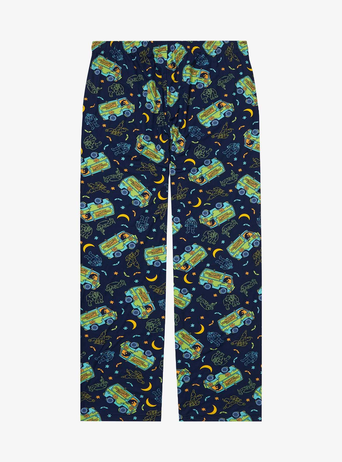 Scooby Doo! Mystery Machine Allover Print Sleep Pants - BoxLunch Exclusive, , hi-res