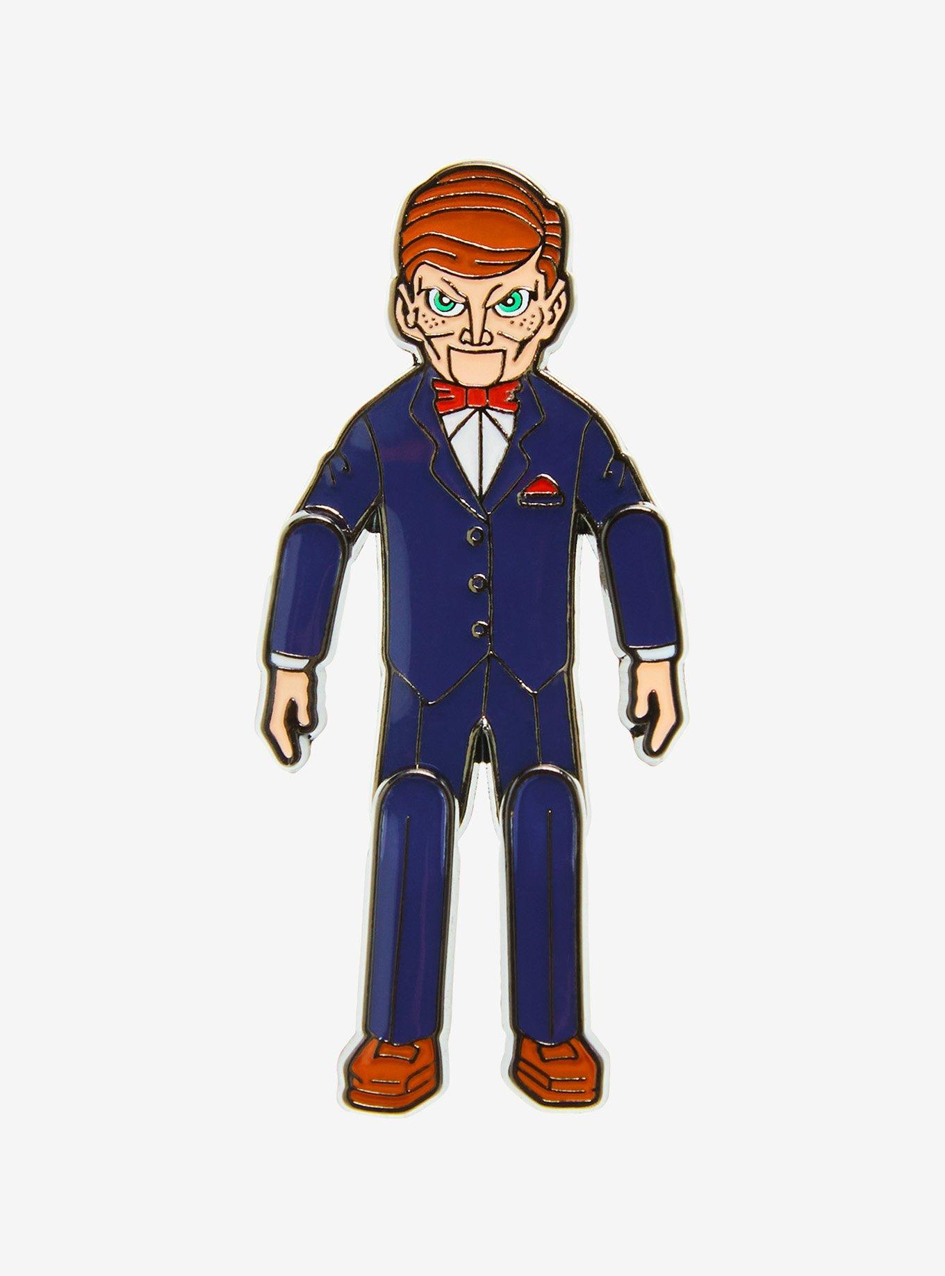 Loungefly Goosebumps Slappy Moving Enamel Pin, , alternate