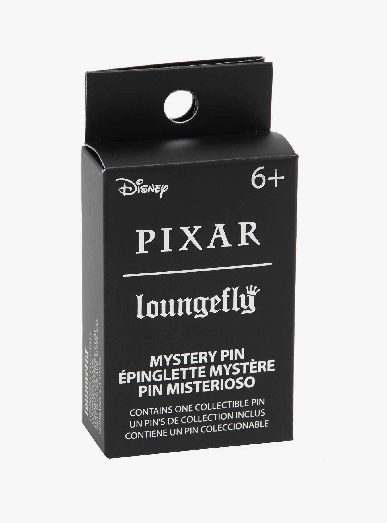 Loungefly Disney Pixar Characters Stained Glass Blind Box Enamel Pin, , hi-res