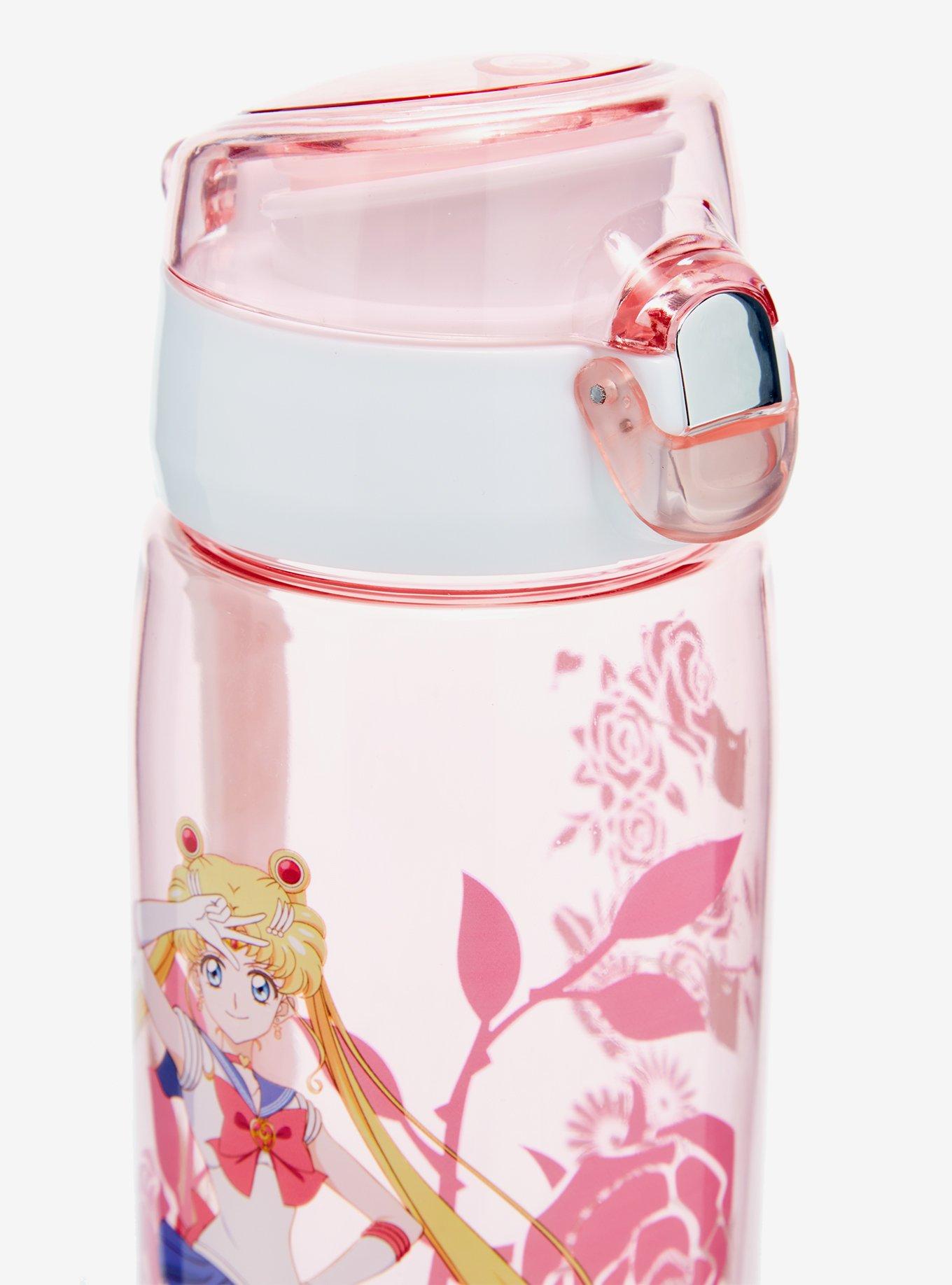 Sailor Moon Floral Water Bottle, , alternate