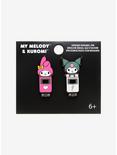 Loungefly My Melody & Kuromi Glitter Phones Enamel Pin Set, , alternate